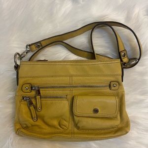 Tignanello Yellow Crossbody